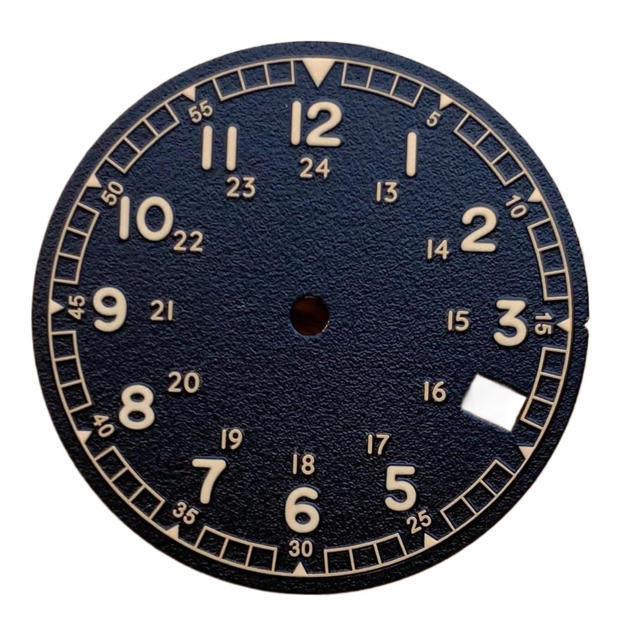 1 stücke 29mm Schwarz Weiß Leucht Fit NH35A Uhr Zifferblatt Gesicht Hand Set Datum Fenster for 3,8 Crown Dive männer Uhr Fall Zubehör(Black B) von Hyuwdai