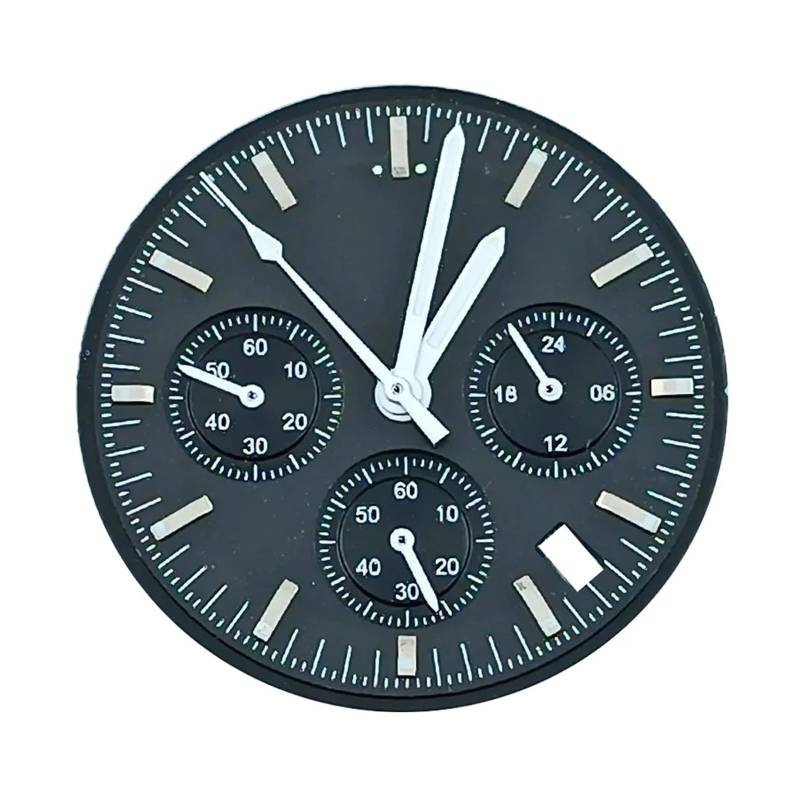 1 stücke 32,5mm Mann Uhr zifferblatt fit VK Serie 63 Bewegung Uhr Zubehör Super Grün C3 leuchtende Gesicht Uhr hände(Dial 1) von Hyuwdai