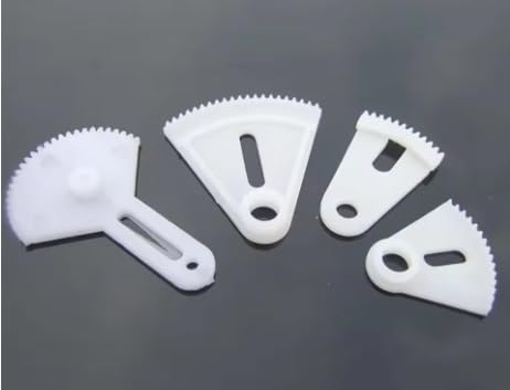 10/20 Stück Verschiedene Lüfterräder 0,5 Mmodulus Kunststoffräder Lenkung Gebogene Zahnräder Geformte Zahnräder Begrenzung Lüfterräder DIY(10Pcs,15 Teeth) von Hyuwdai