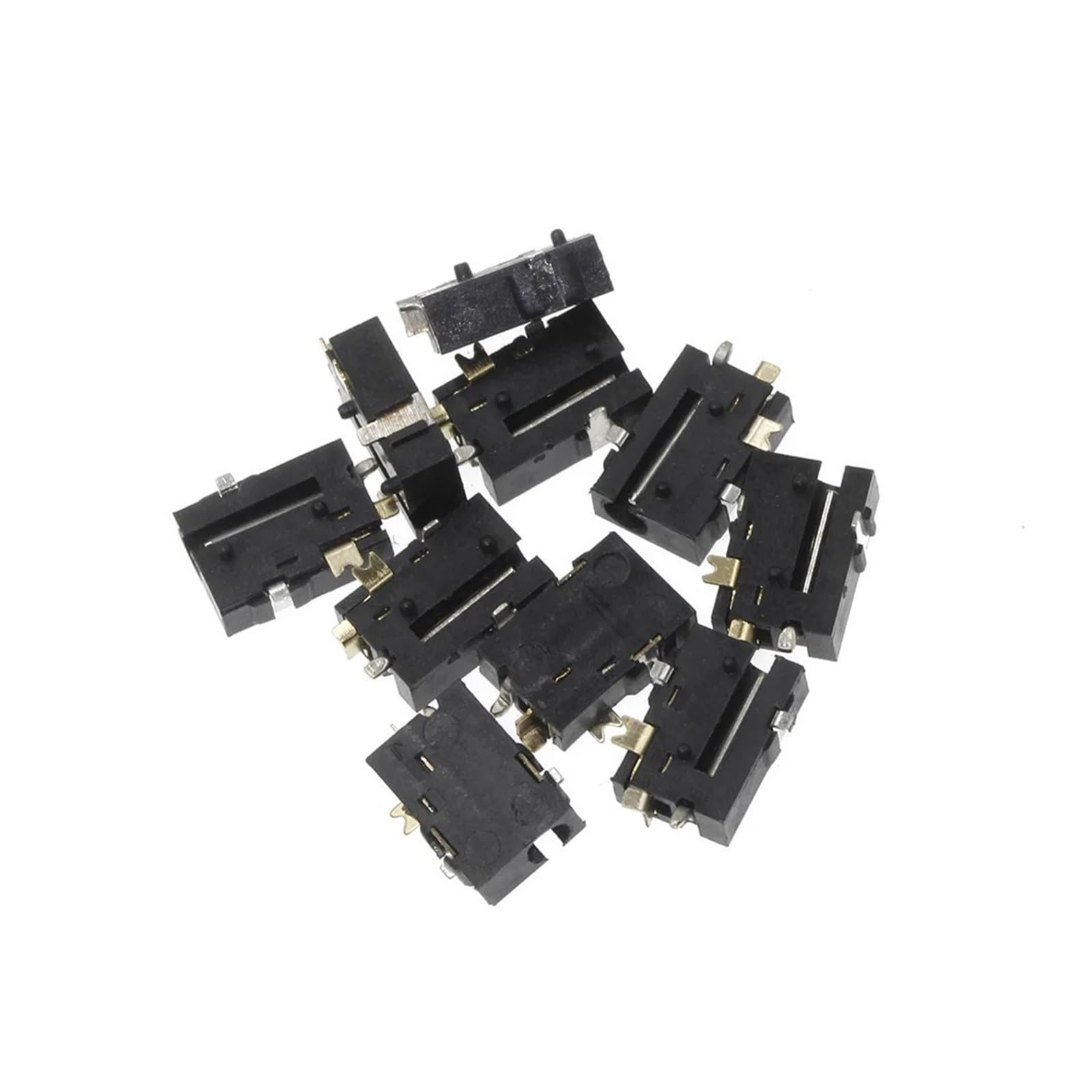 10 x DC-056 Gleichstrom-Steckdose, DC056, 2,5–0,7 mm, 2,5 x 0,7 mm, 5-polige Tablet-Steckdosen von Hyuwdai