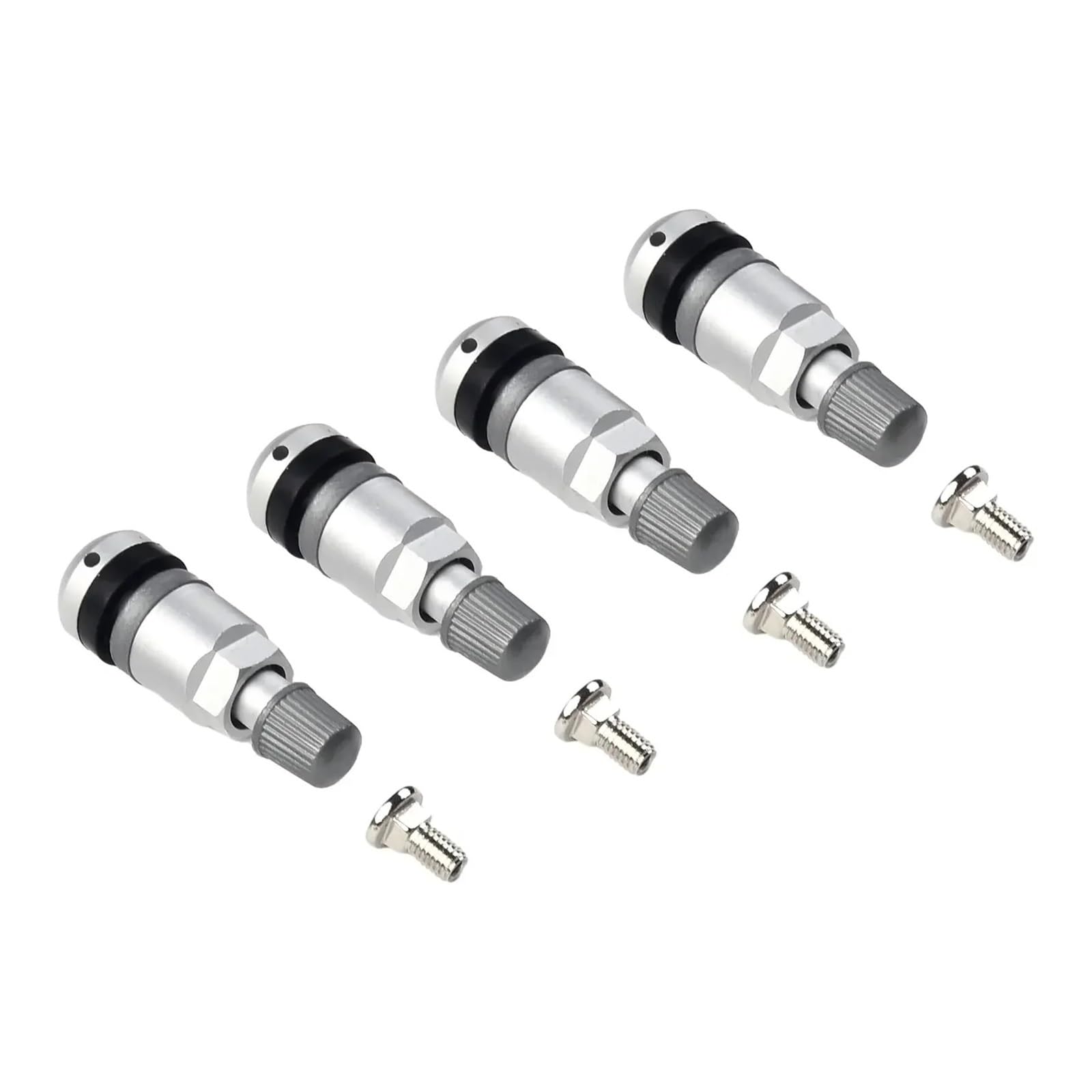 Hyuwdai 4-teiliges TPMS-Reifendrucksensor-Ventilschaft-Reparaturset 5er-Serie, Einfache Installation, Auto-Reifendrucküberwachungs-Sensorventil von Hyuwdai