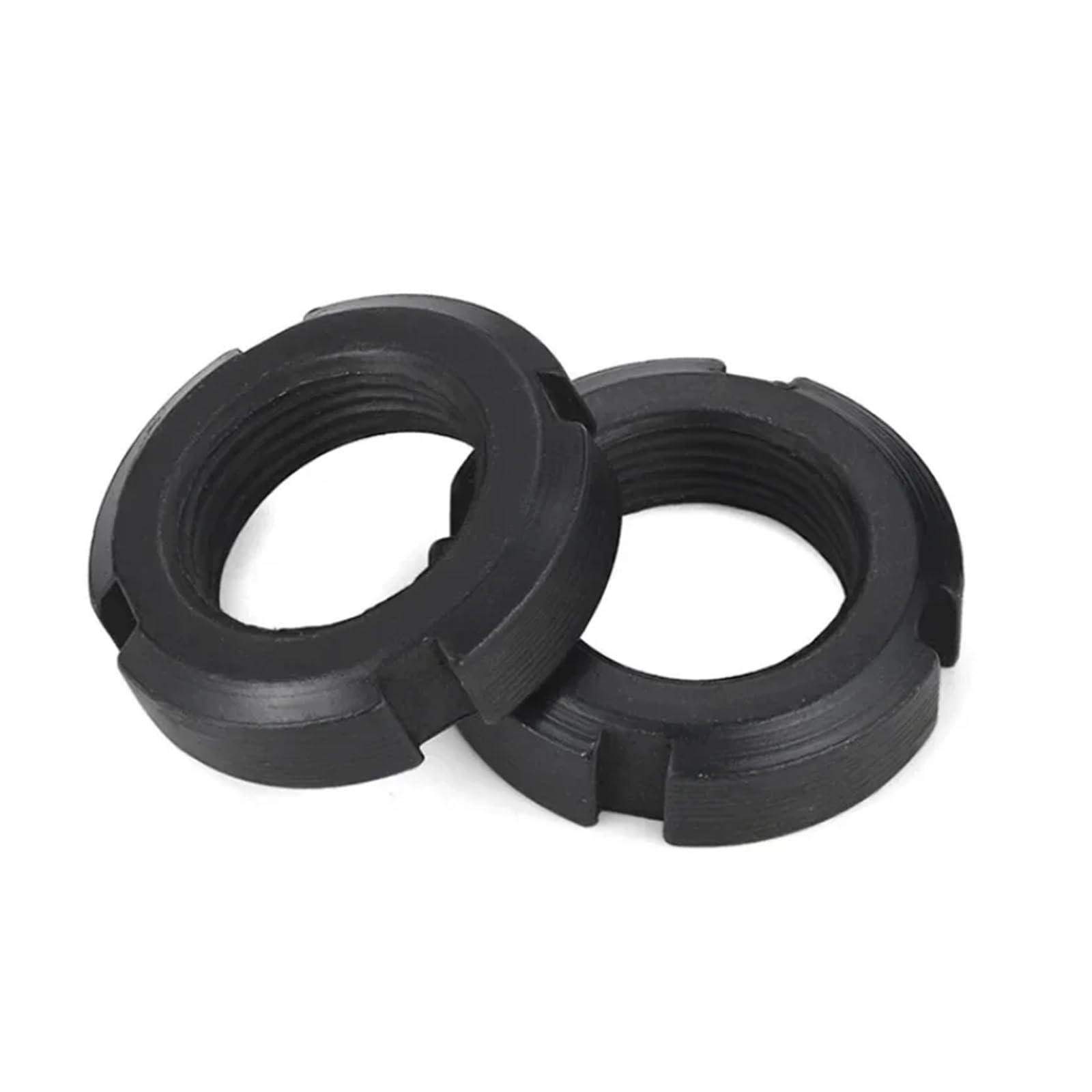 M10M12M14M16M18M20M24M25M27M30M33M35M36M39M40M42M45M48M50M52M55M56M60CarbonSteel Circular Slotted Nut with Four Slots Locking Nut (M14x1.5mm-3pcs) von Hyuwdai