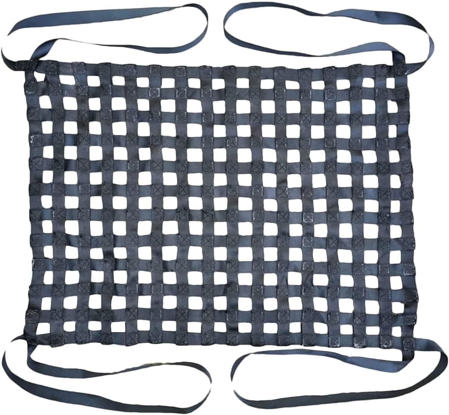 HyyKjEU Cargo Lifting Net Flat Sling Lifting Net Lifting Webbing, Cargo Net Lifter, Palettiertes Cargo Net (2 x 2M/Mesh 10cm/Load 1T) von HyyKjEU