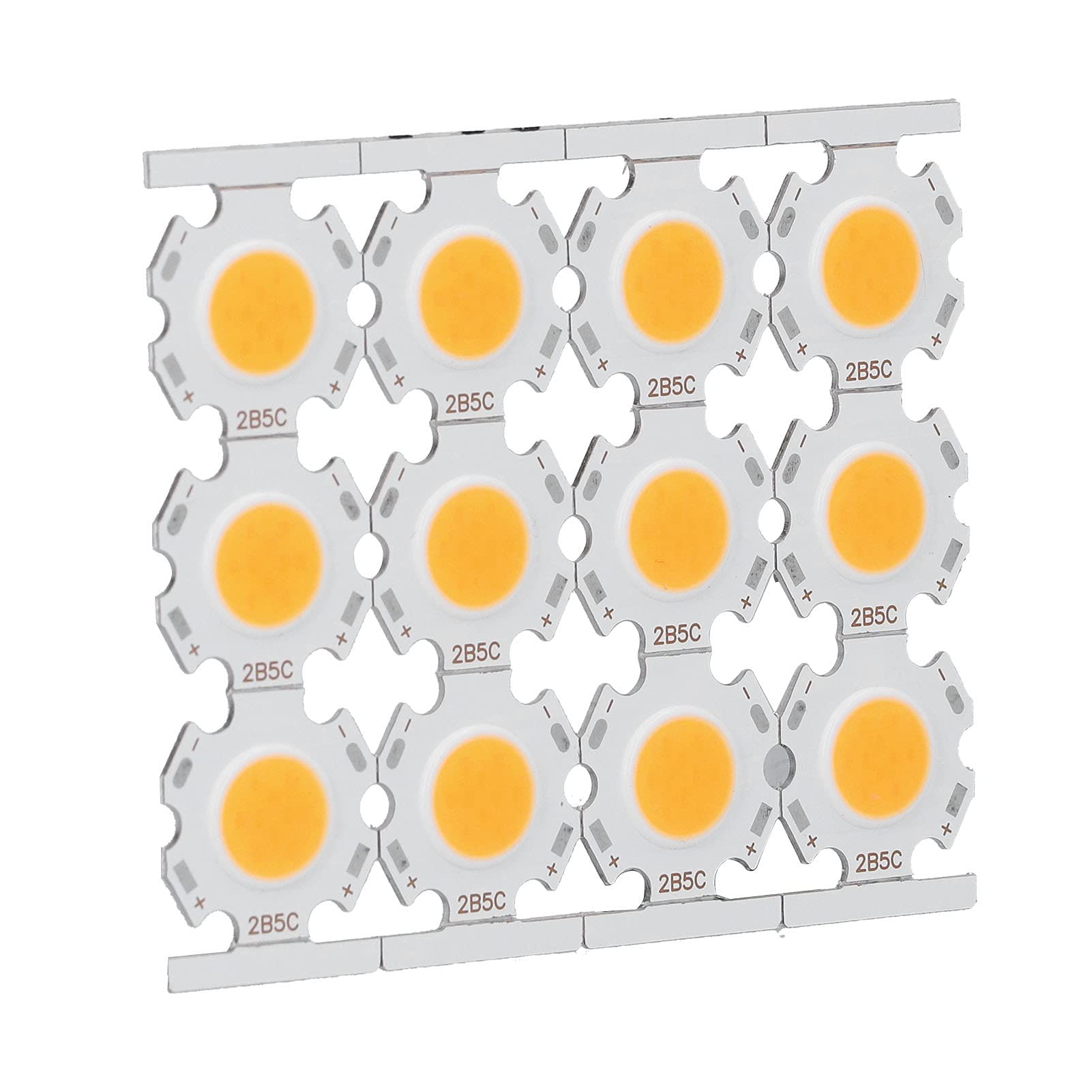 5W COB LED -Chip 450lM Runde LED -Chips LED -Chip -Aluminium -Material Weitstrahlungsbereich für DIY -Lampen (Warmes Licht) von Hztyyier