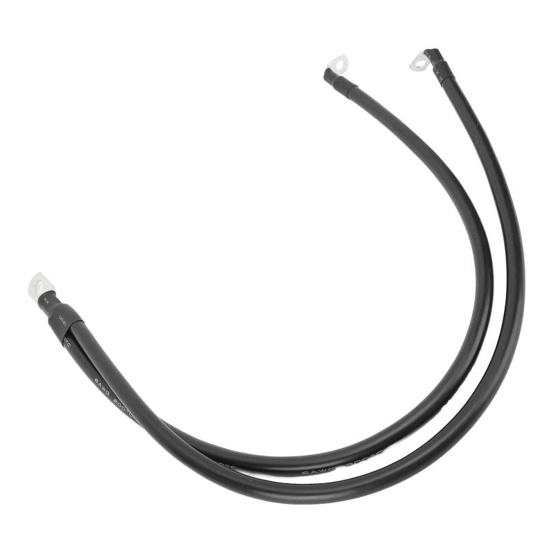 6AWG Batteriekabel, Extra Weiches Gummimaterial, Hervorragende Biegefähigkeit, Stabile Elektrische Berührung, für Marine-Boot-Wohnmobil-Wechselrichter (30 cm) von Hztyyier