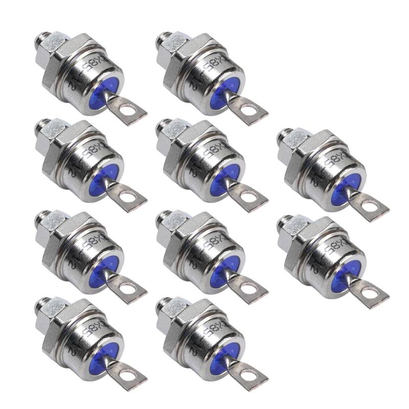 Hztyyier Spiralreichtermodul 10pcs Eisendiode für den Motorgenerator Langlebige Leistung mit Stabiler Installation Einfache Installation mit überlegener Kompatibilität (ZX85-12 Positiver von Hztyyier