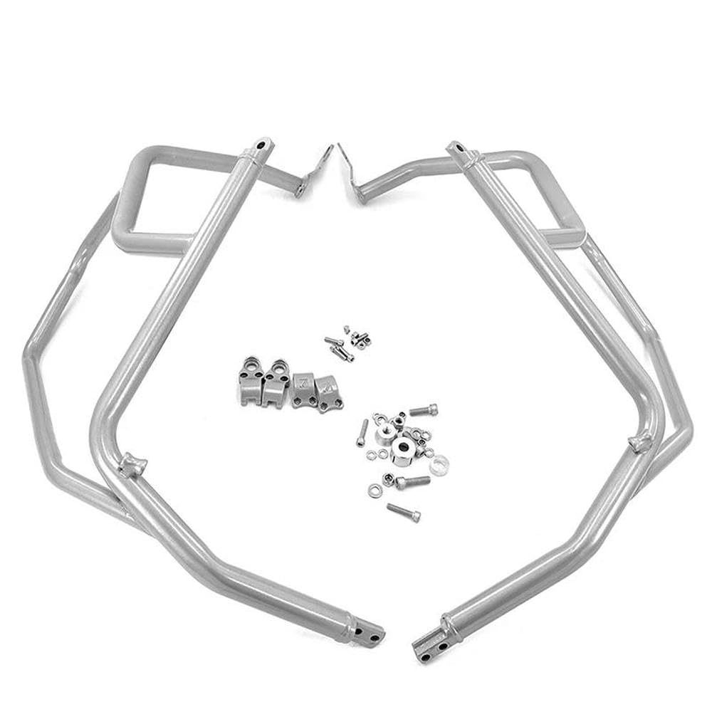 IBENZIGH Für BMW F850GS ADV F 850 ​​GS Für Abenteuer 2019-2023 Motorrad Motor Schutz Crash Bar Stoßstange Rahmen Protector Motorradzubehör(Silver) von IBENZIGH