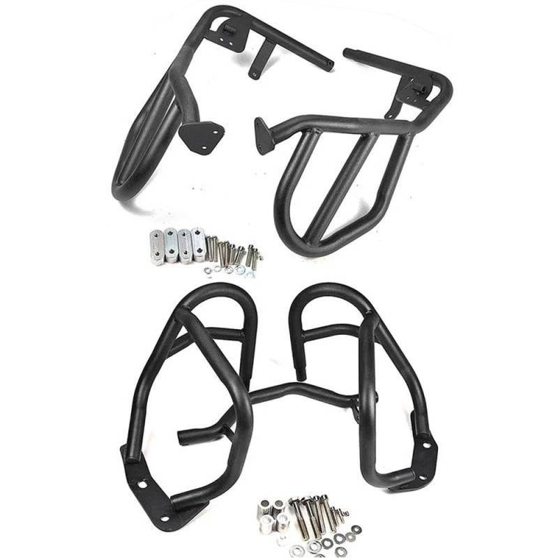 IBENZIGH Für BMW R1200GS R1200 GS R 1200 GS 2004-2012 Motorrad Motorschutzbügel Sturzbügel Stoßstangenschutz Schwarz Silber Motorradzubehör(Black,1 Set) von IBENZIGH