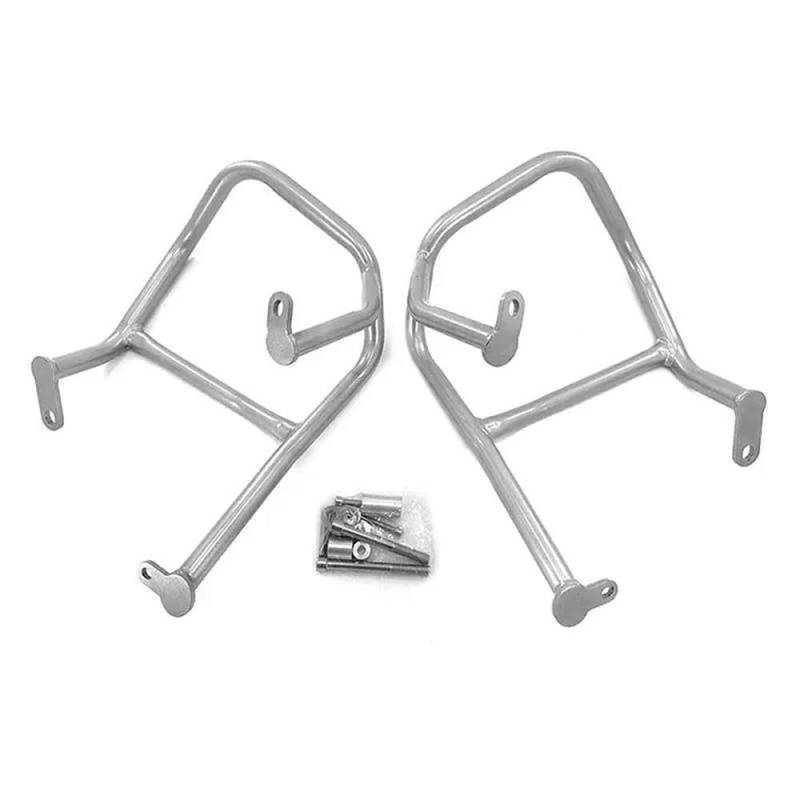 IBENZIGH Für BMW R1300GS R1300 GS R 1300 GS 2023 2024 Motorrad Crash Bars Motor Tank Schutz Bar Stoßstange Stunt Käfig Schutz Motorradzubehör(Silver,Lower) von IBENZIGH