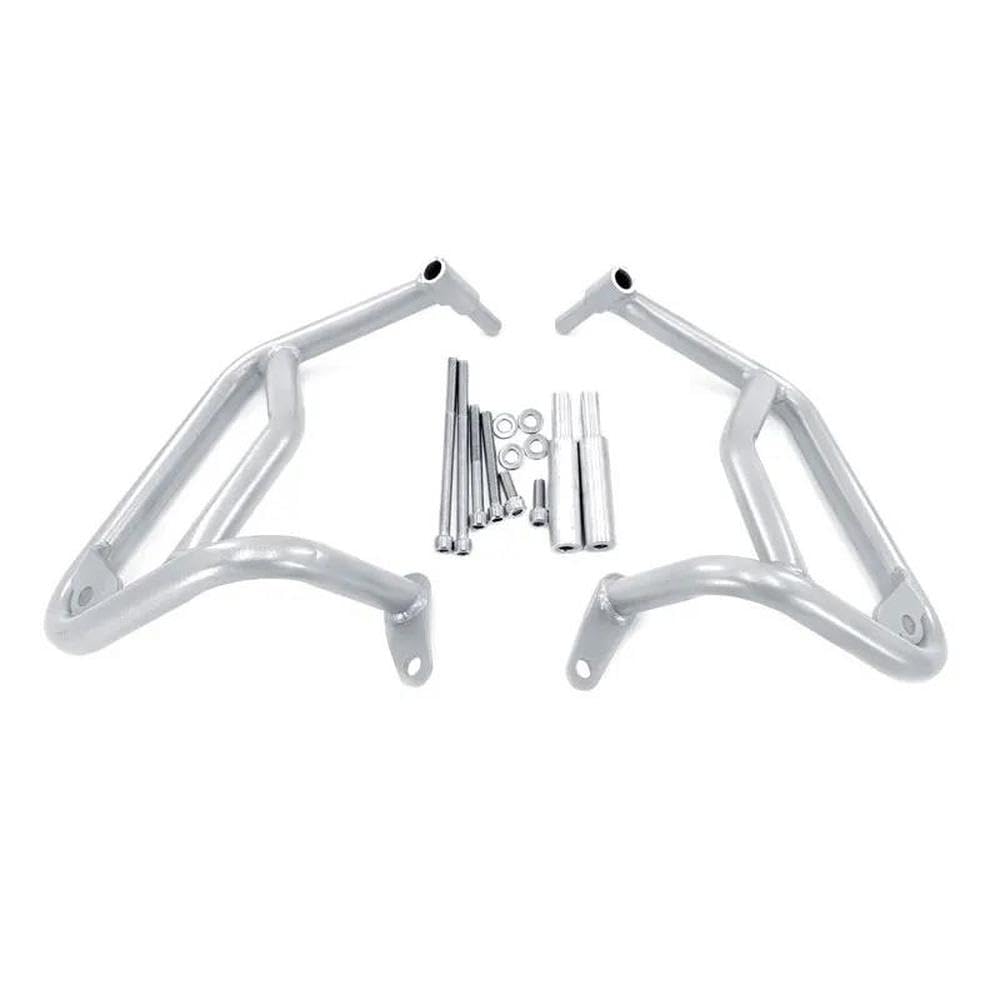 IBENZIGH Für BMW S1000XR S1000 XR S 1000XR 2020-2023 Motorrad Motor Schutz Crash Bars Stoßstange Stunt Käfig Rahmen Protector Motorradzubehör(Silver,Lower) von IBENZIGH