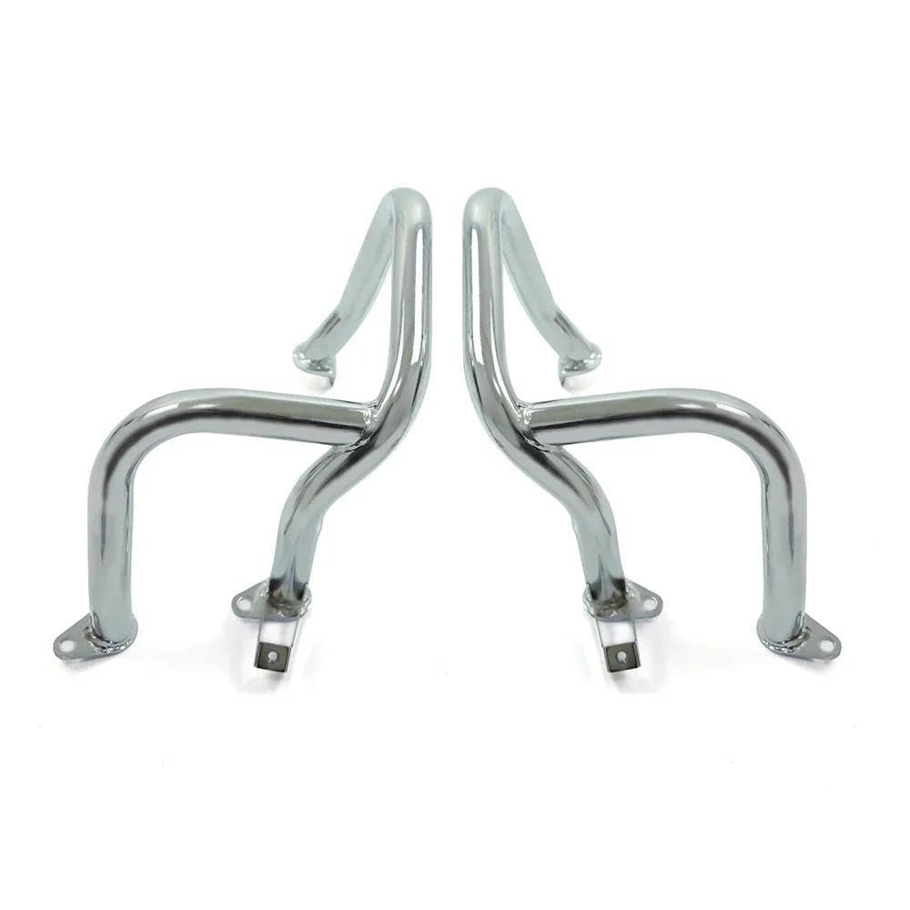 IBENZIGH Für Goldwing 1800 GL1800 GL1800A 2001-2017 Motorrad Autobahn Crash Bars Motor Schutz Stoßstange Stunt Käfig Road Protector Motorradzubehör(Silver,Front) von IBENZIGH