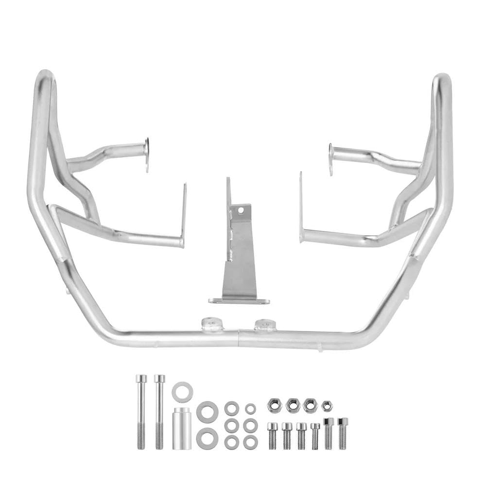 IBENZIGH Motor Schutz Crash Bar Stoßstange Für BMW F750 F850 GS F750GS F850GS 2018-2023 Motorrad Verkleidung Rahmen Schutz Motorradzubehör(Silver,Upper) von IBENZIGH