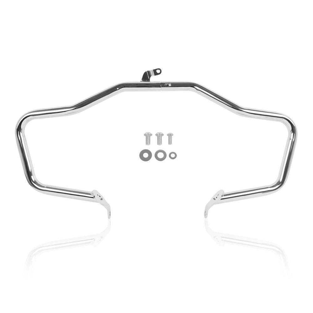 IBENZIGH Motorrad Autobahn Crash Bars Motor Schutz Stoßstange Stunt Käfig Schutz Für BMW R18B R18TC R18 TC R18 BR 18 B 2020-2024 Motorradzubehör(Silver) von IBENZIGH