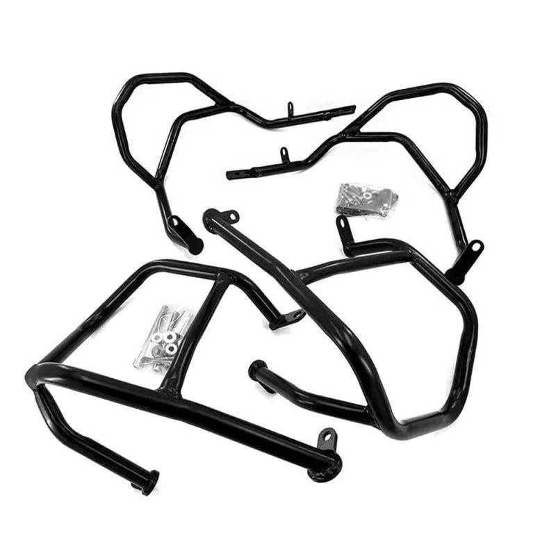 IBENZIGH Motorrad Crash Bars Motor Tank Schutz Bar Stoßstange Stunt Käfig Schutz Für BMW R1300GS R 1300 GS R 1300GS 2024 2023 Motorradzubehör(Black,1 Set) von IBENZIGH