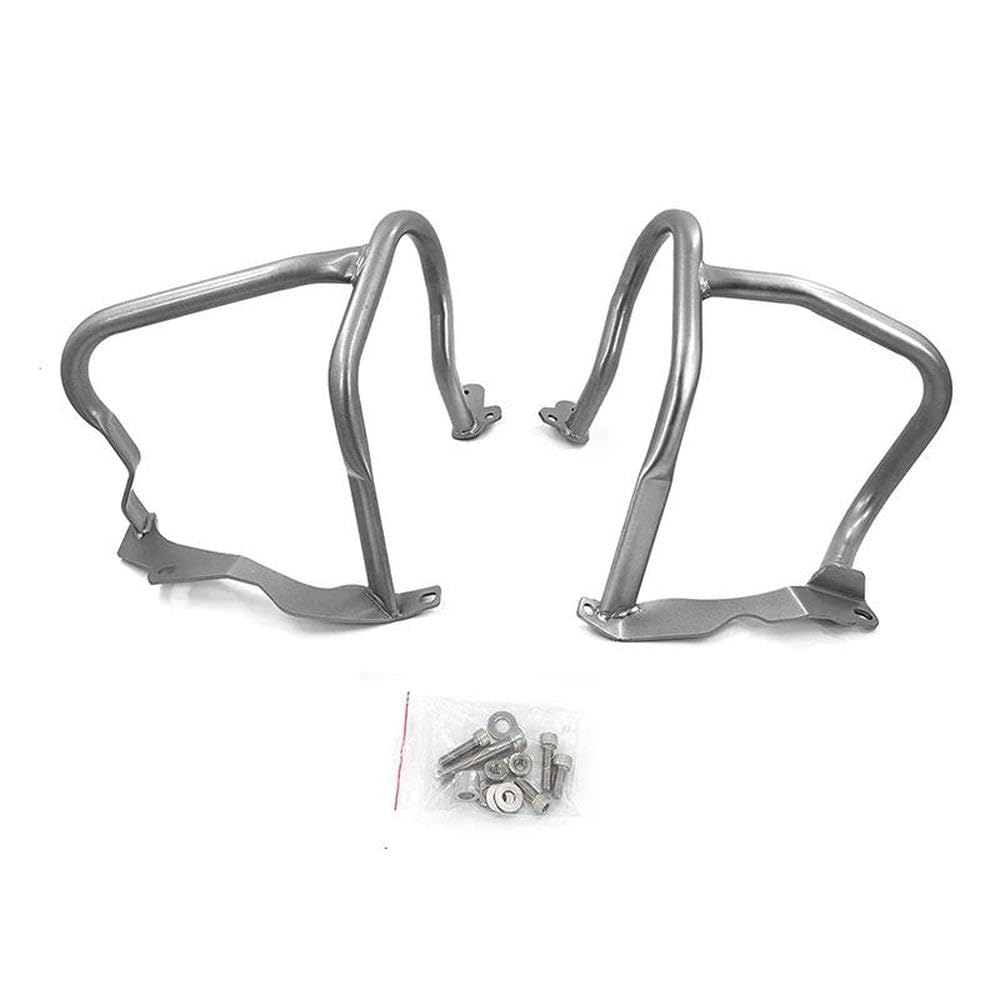 IBENZIGH Motorrad Crash Bars Motor Wachen Stoßstange Stunt Käfig Protektoren Für BMW R 1200RT 2014 2015 2016 2017 2018 2019 2020 Motorradzubehör(Silver,Front) von IBENZIGH