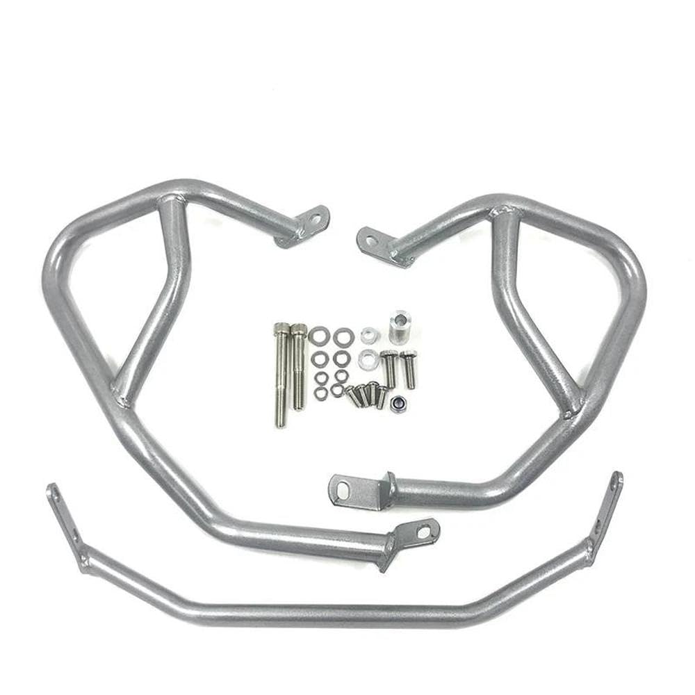 IBENZIGH Motorrad Motor Schutz CrashBars Stoßstange Schutz Für BMW F750 GS F850 GS F750 F850GS 2018-2023 2024 Motorradzubehör(Silver,Lower) von IBENZIGH