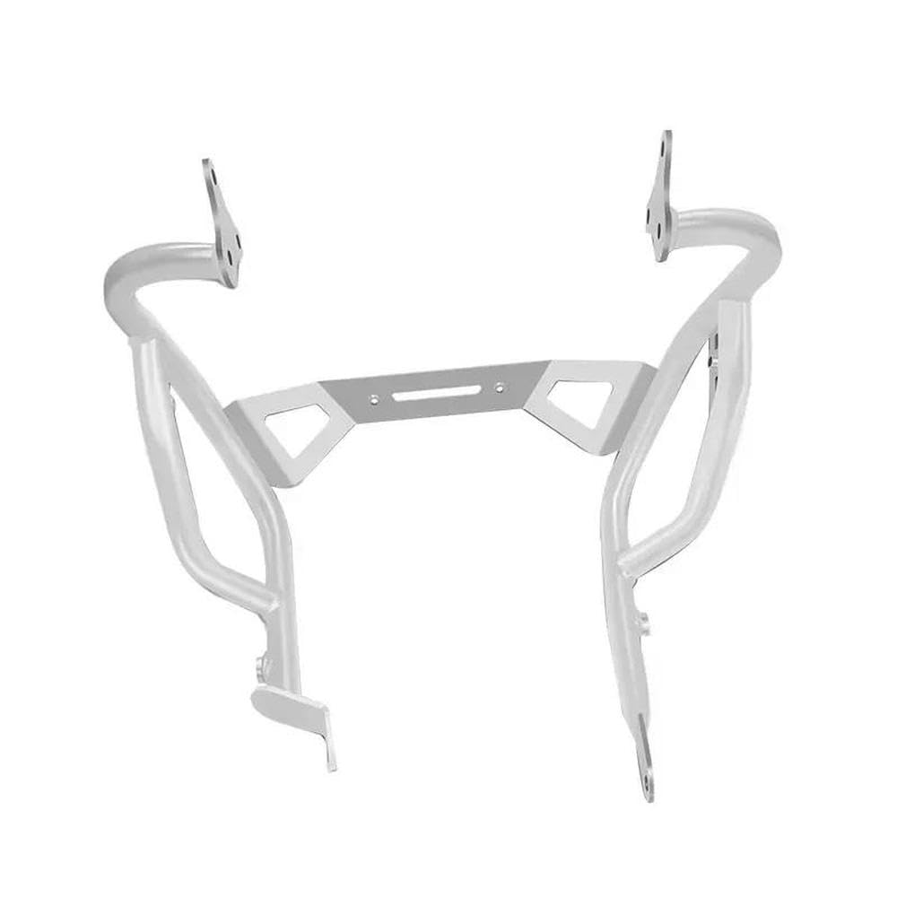 IBENZIGH Motorrad OBEREN Und UNTEREN Crash Bars Motor Schutz Bar Stoßstange Schutz Für Transalp XL750 XL 750 Für Transalp750 2023 2024 Motorradzubehör(Silver,Lower) von IBENZIGH