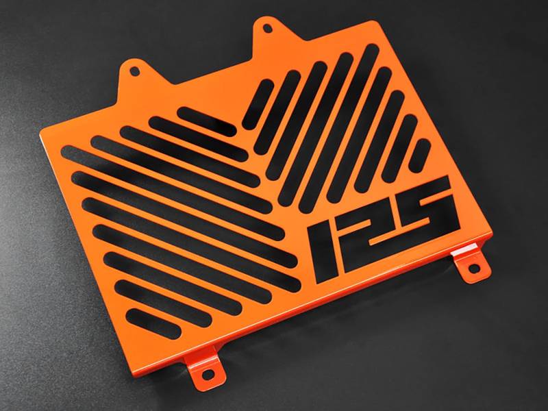 IBEX 10001724 Kühlerabdeckung Wasserkühler Kühlergrill Kühlerschutz Kühlergitter Kühlerschutzgitter Kühlerverkleidung orange Design Logo von IBEX