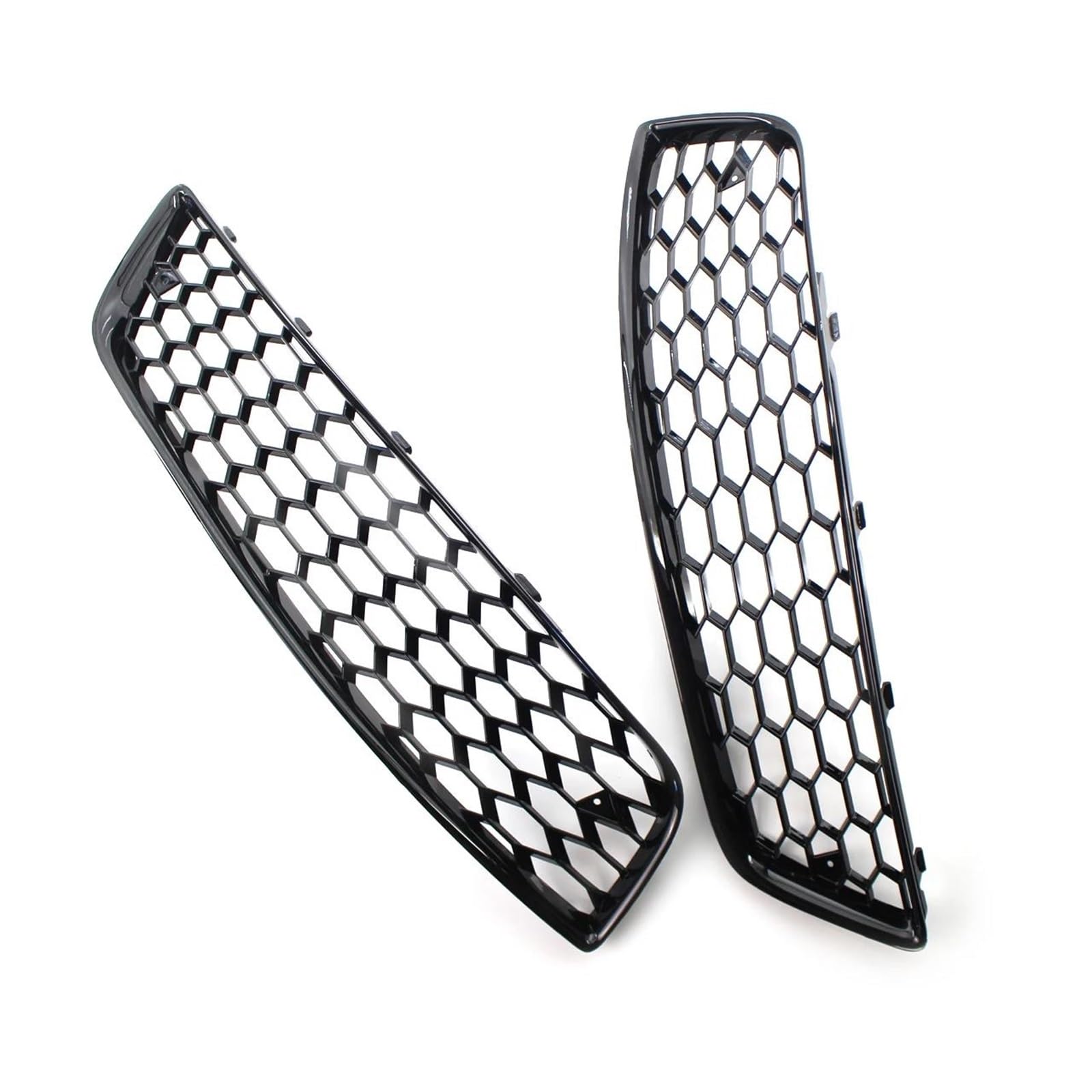 IBNA Nebelscheinwerferlampe For A3 8P 2009-2013 Fog Light Grille Honeycomb Mesh Style Car Front 8P0807682J 8P0807681AA Glossy Black Left Right von IBNA