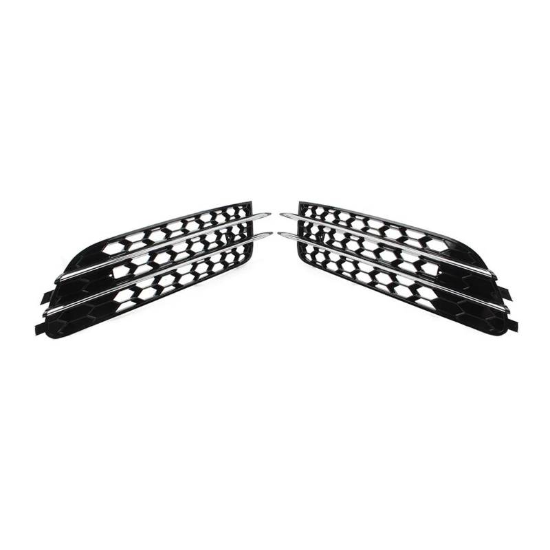 IBNA Nebelscheinwerferlampe For A6 C7 Sedan 2012 2013 2014 2015 4G0807682 4G0807681 Pair Front Bumper Honeycomb Mesh Fog Light Grille Cover von IBNA