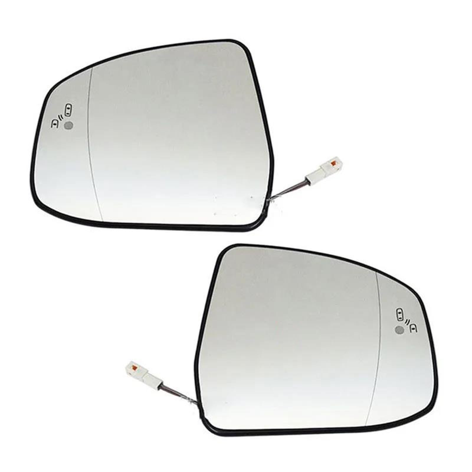 Außenspiegel Spiegelglas Für Ford Für Focus MK2 MK3 2008-2018 Türflügel Heizung Das Auto Seitenspiegelglas Toter Winkel Warnung Außenspiegel(Pair(L R)) von IBNBRO