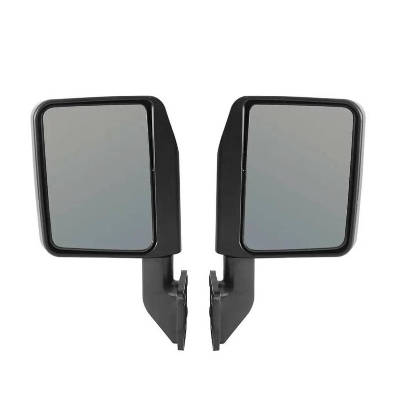 Außenspiegel Spiegelglas Für Jeep Für Wrangler TJ JK JL JT 1997-2023 Spiegel Für Halb Türen Hinten Seite Spiegel Außenspiegel von IBNBRO