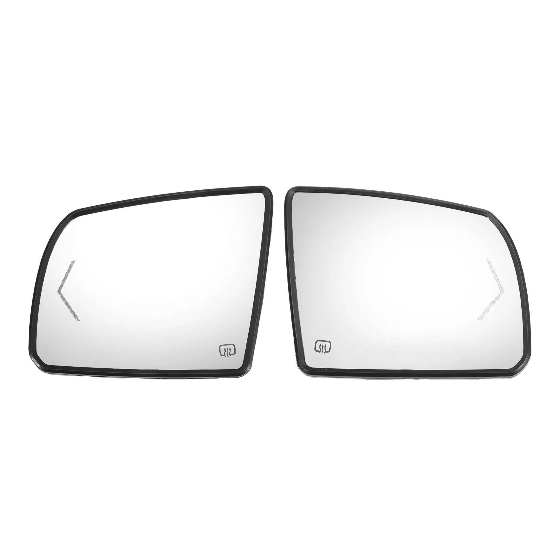 Außenspiegel Spiegelglas Für Toyota Für Sequoia Für Tundra 2007-2020 Auto Links Rechts Weiß Spiegel Glas W/Zurück Beheizten Außenspiegel(1pair) von IBNBRO