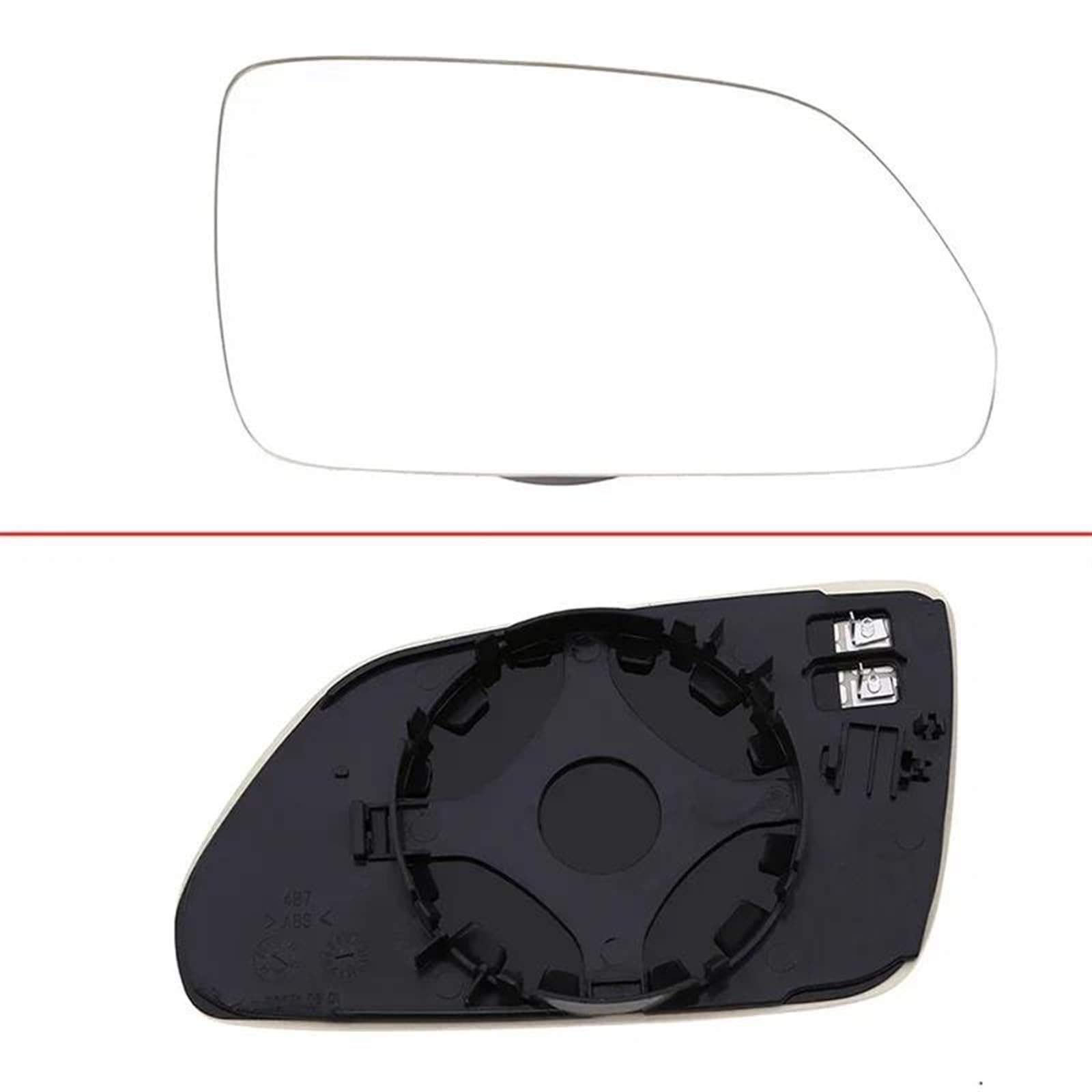 Außenspiegel Spiegelglas Für VW Für Skoda 2004-2010 Rückspiegel Auto Seite Tür Beheizte Spiegel Glas Außenspiegel(1 Pc Right) von IBNBRO