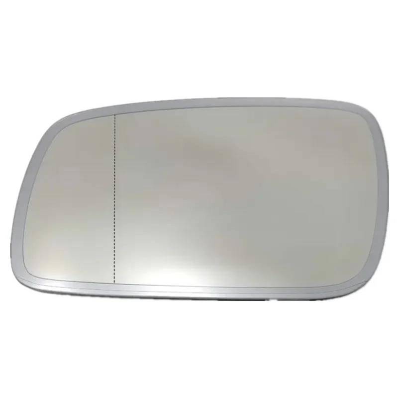 Außenspiegel Spiegelglas Für VW Phaeton 2002-2010 Vorne Fahrerseite Beheizte Beheizte Außenspiegel Glas Rückspiegel Objektiv Außenspiegel(White Left) von IBNBRO