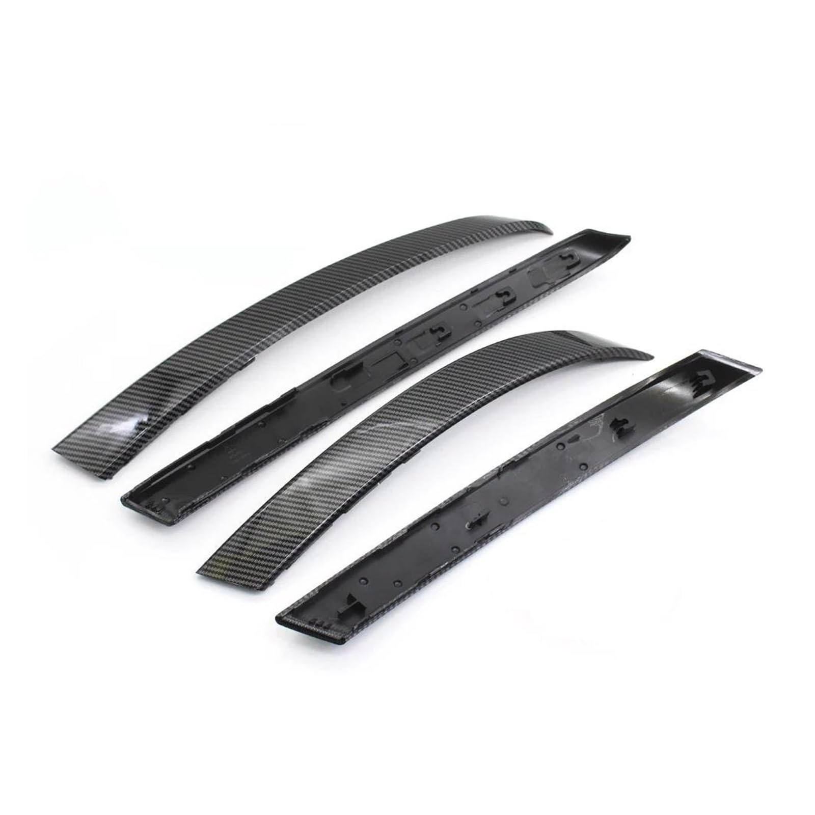 Auto Innentürgriff Für 5 Series M5 E60 E61 2004 2005 2006 2/4PCS Auto Innen Vorne Hinten Tür Links Rechts Grip Griff Trim Abdeckung Autoinnentürgriffe(Carbon-4PCS) von IBNBRO