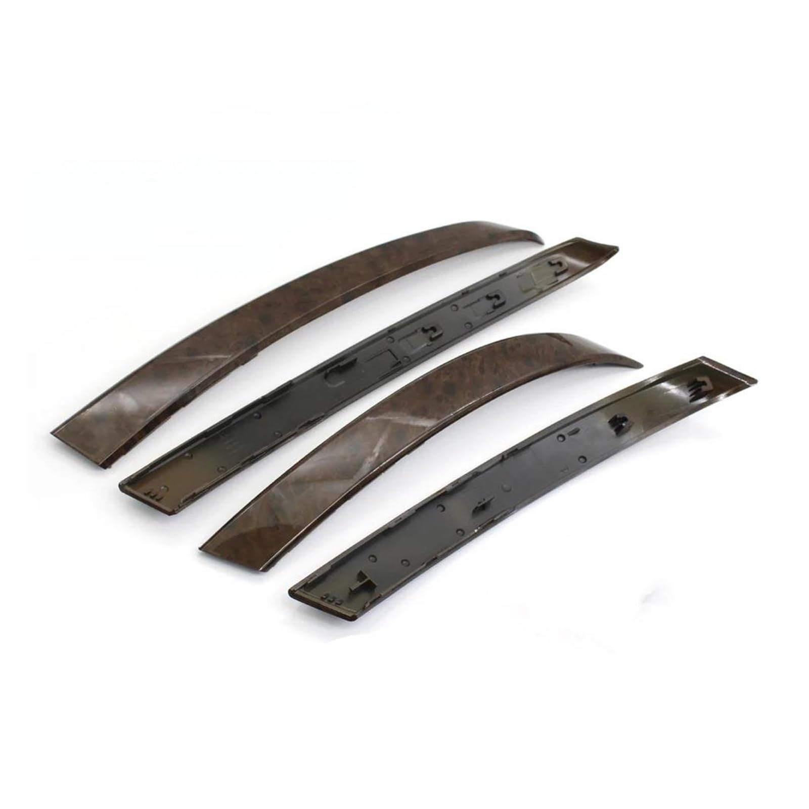 Auto Innentürgriff Für 5 Series M5 E60 E61 2004 2005 2006 2/4PCS Auto Innen Vorne Hinten Tür Links Rechts Grip Griff Trim Abdeckung Autoinnentürgriffe(Walnut-4PCS) von IBNBRO