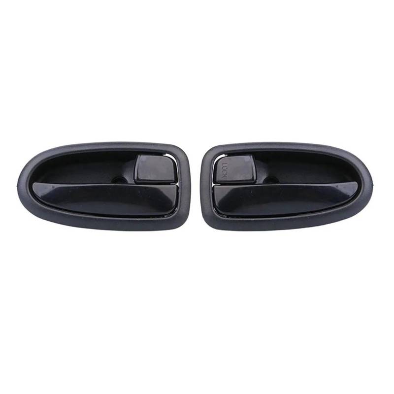 Auto Innentürgriff Für Hyundai Für Matrix 2001-2010 Autozubehör 2 Stück Schwarz Chrom Innentürgriff Innentürgriffe Autoinnentürgriffe(Black 1 Pair) von IBNBRO