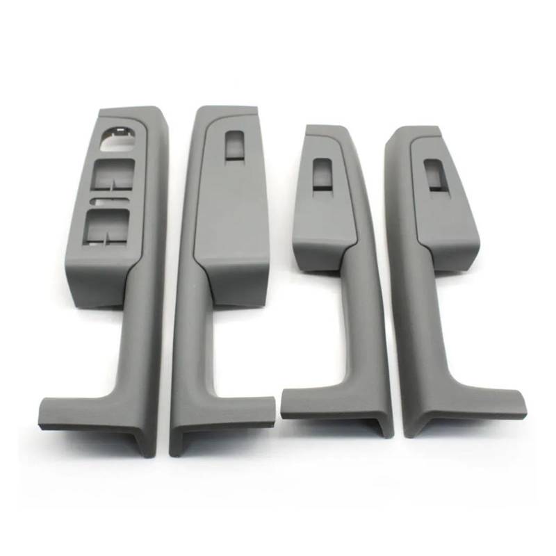 Auto Innentürgriff Für Skoda Für Superb 2008-2013 Links Hand Fahren Auto Innen Vorne Hinten Tür Griff Armlehne Rahmen Schalter Control Panel Trim Autoinnentürgriffe(4PCS Black) von IBNBRO