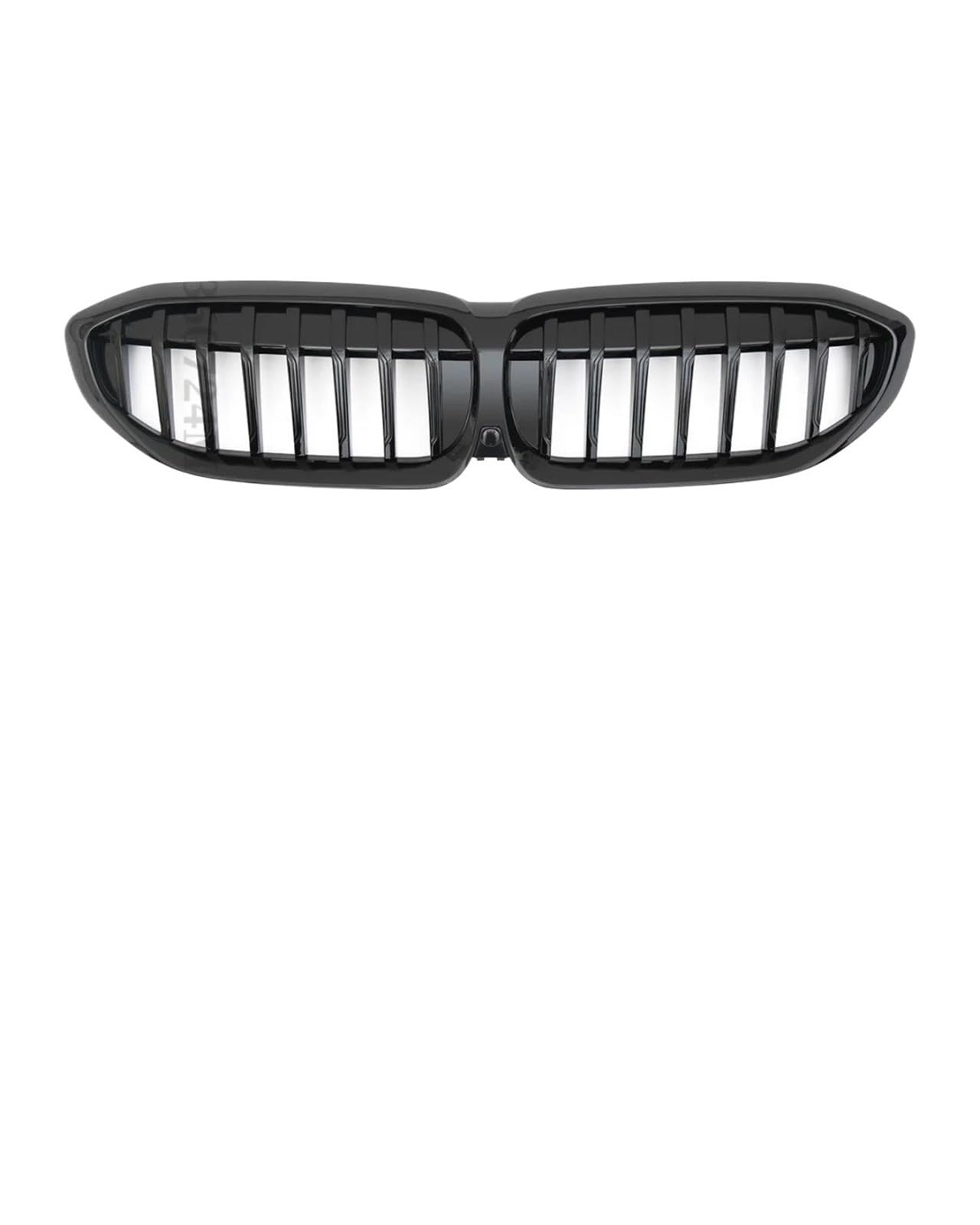 Auto Kühlergrill Für 3 G20 G21 2019-2022 318i 320i 320d 330i 340i 340d Frontgrill Grill Haube Mesh Grid Tuning Front Kühlergrill(1 Slat Glossy Black) von IBNBRO