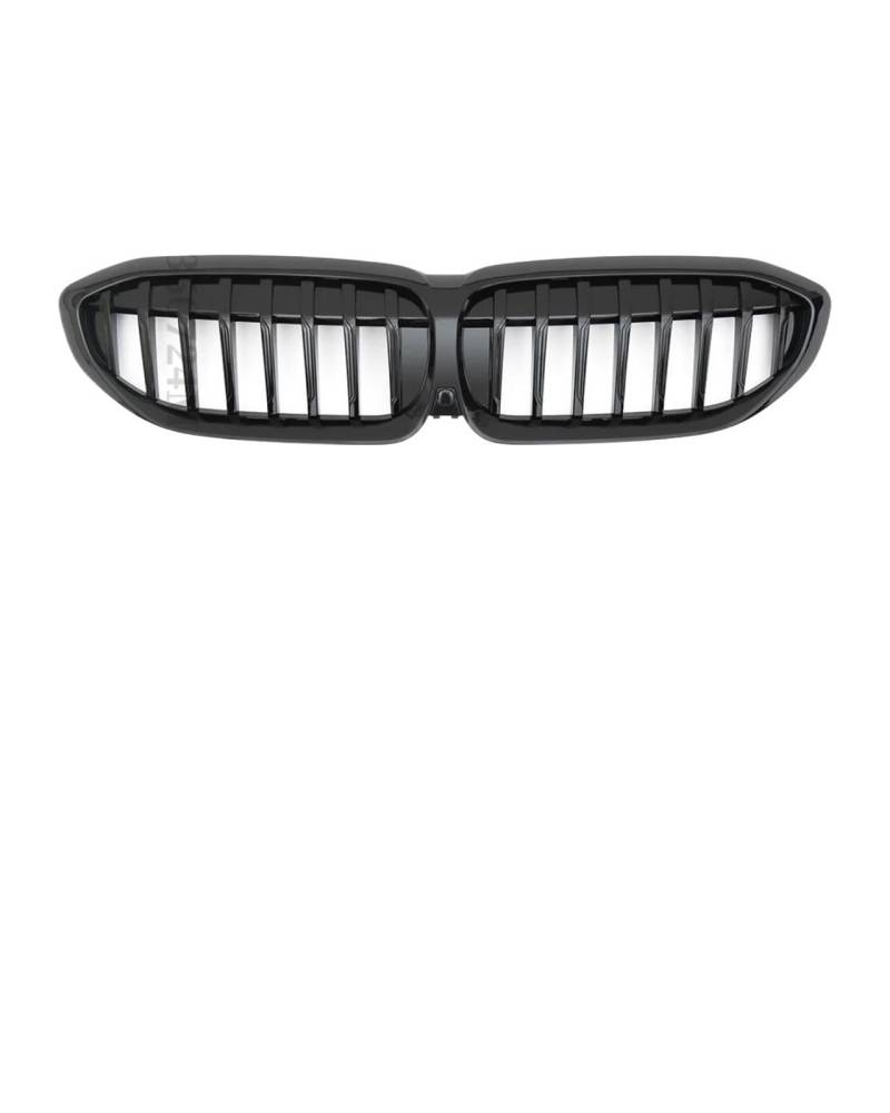 Auto Kühlergrill Für 3 G20 G21 2019-2022 318i 320i 320d 330i 340i 340d Frontgrill Grill Haube Mesh Grid Tuning Front Kühlergrill(1 Slat Glossy Black) von IBNBRO