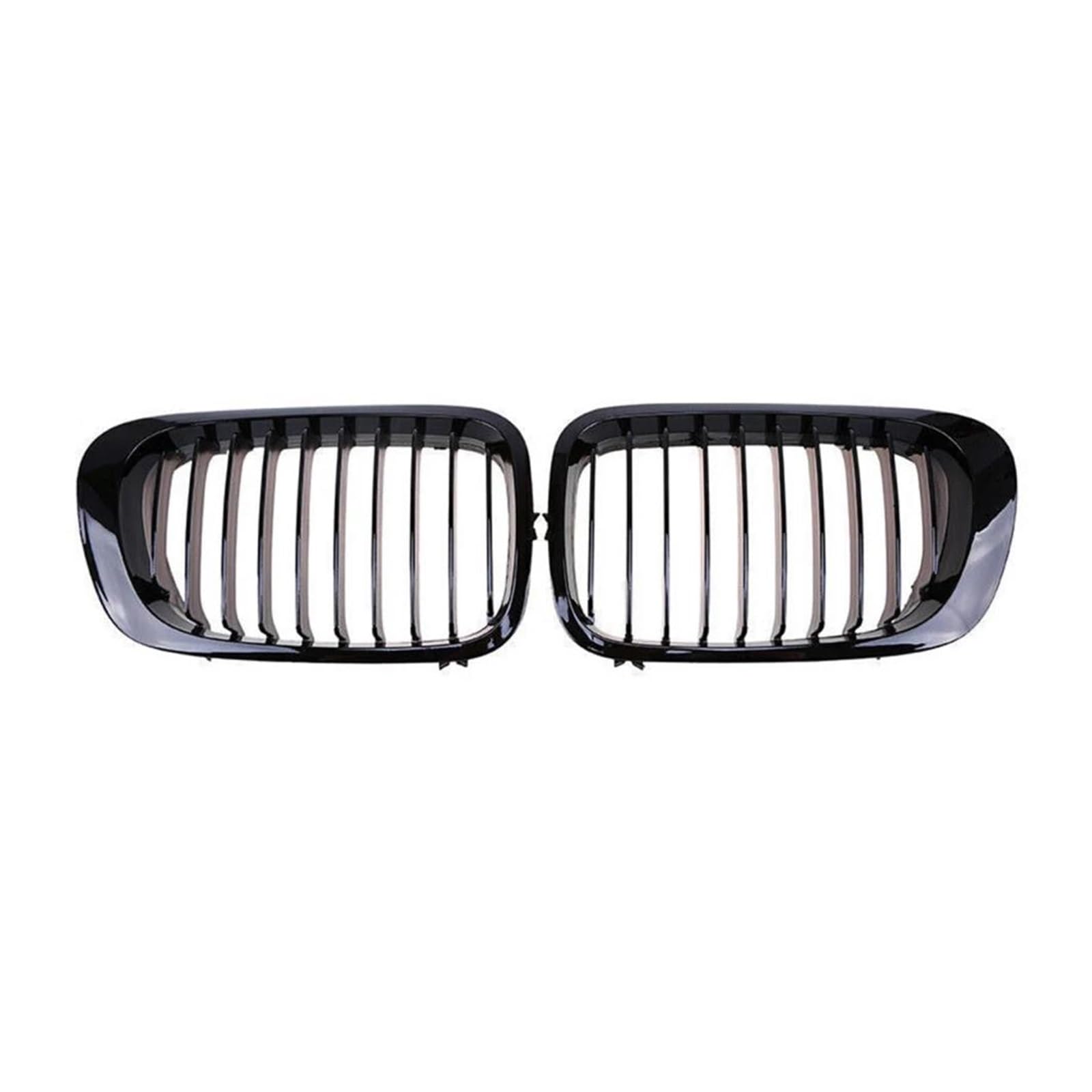 Auto Kühlergrill Für 3er E46 Für M3 1998-2007 2-türiger Renngrill Autoersatz M-Serie 51138208685 2-teiliger Nierengrill Für Die Vordere Stoßstange Front Kühlergrill von IBNBRO