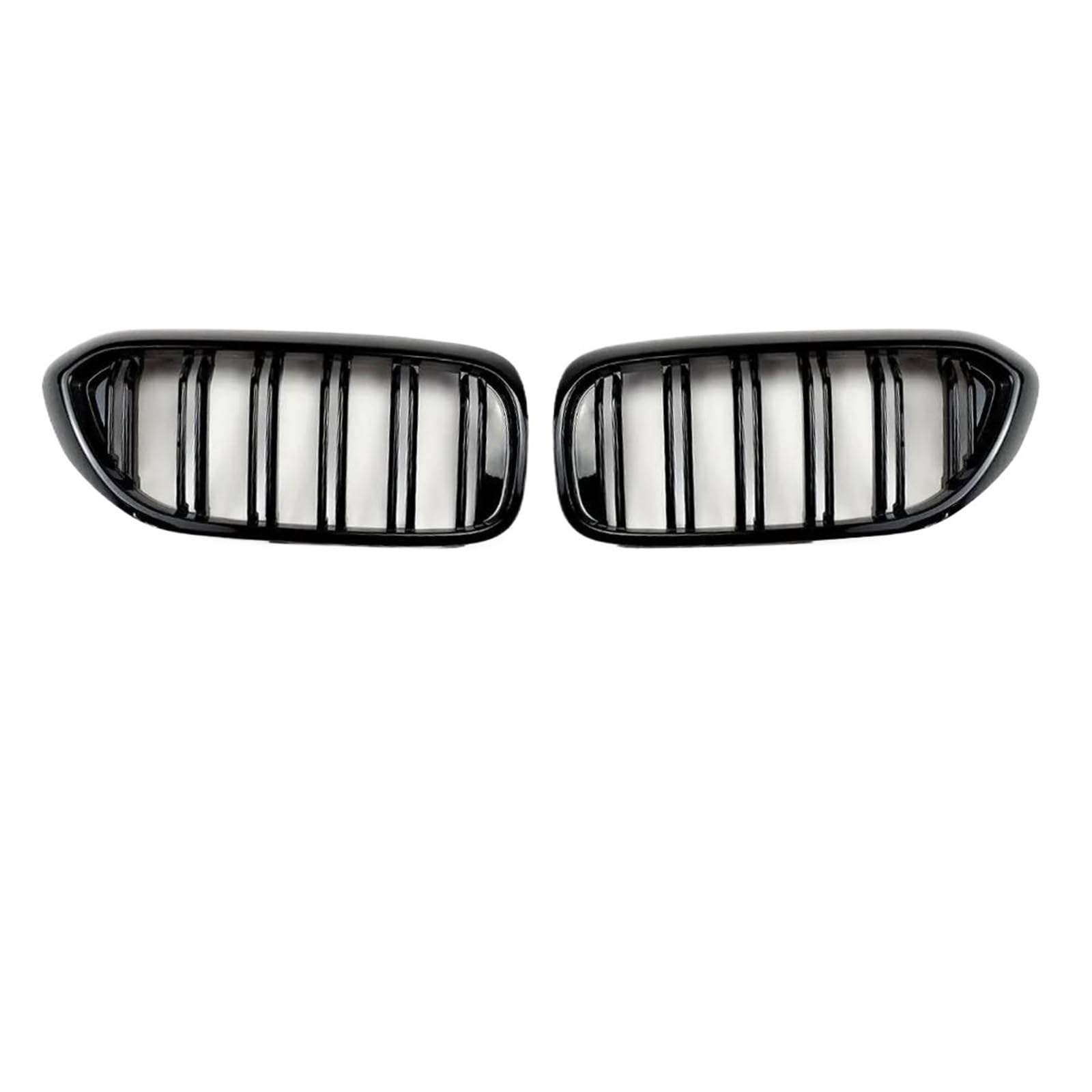 Auto Kühlergrill Für 5 Series Für M5 G30 G31 520i 530i 540i ABS 2-Lamellen Glanz Schwarz Front Niere Kühlergrill Front Stoßstange Grill Front Kühlergrill von IBNBRO