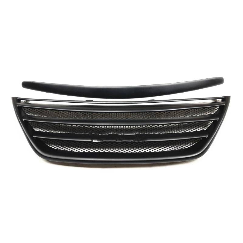 Auto Kühlergrill Für Hyundai Für Genesis 2009–2014 Limousine Sport, Echtkohlefaser/Fiberglas, Obere Stoßstangenhaube, Kühlergrill + Halterungsverkleidung Front Kühlergrill(Fiberglass) von IBNBRO