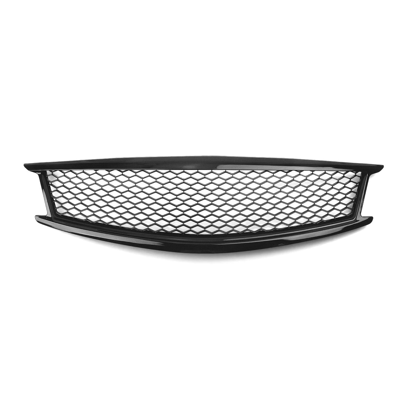 Auto Kühlergrill Für Infiniti G25 G37 Limousine 4-türig 2010 2011 2012 2013 Kühlergrill Grill Carbonfaser-Look/Glanz/Mattschwarz Stoßstangenhaubengitter Front Kühlergrill(Glossy Black) von IBNBRO