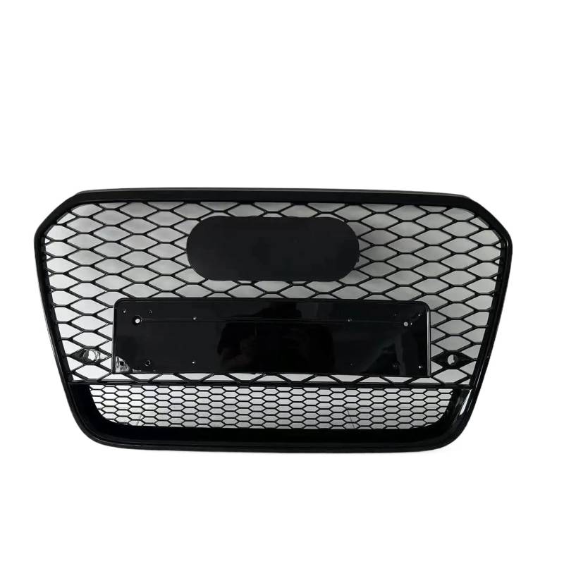 Auto Kühlergrill Für RS6 Für A6/S6 C7 2012 2013 2014 2015 (Umrüstung Auf RS6-Stil) Autozubehör Werkzeuge Auto Frontstoßstangengrill Front Kühlergrill(Black Emblem) von IBNBRO