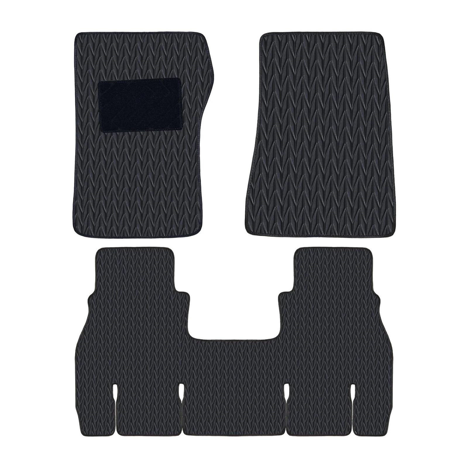 Autofußmatten Für Jeep Für Wrangler Für Unbegrenzte 4 Tür 2018-2024 Custom Car Boden Matte Voll Teppich Abdeckung Nicht-Slip Innen Schutz Zubehör Auto Fußmatten(Floormat) von IBNBRO