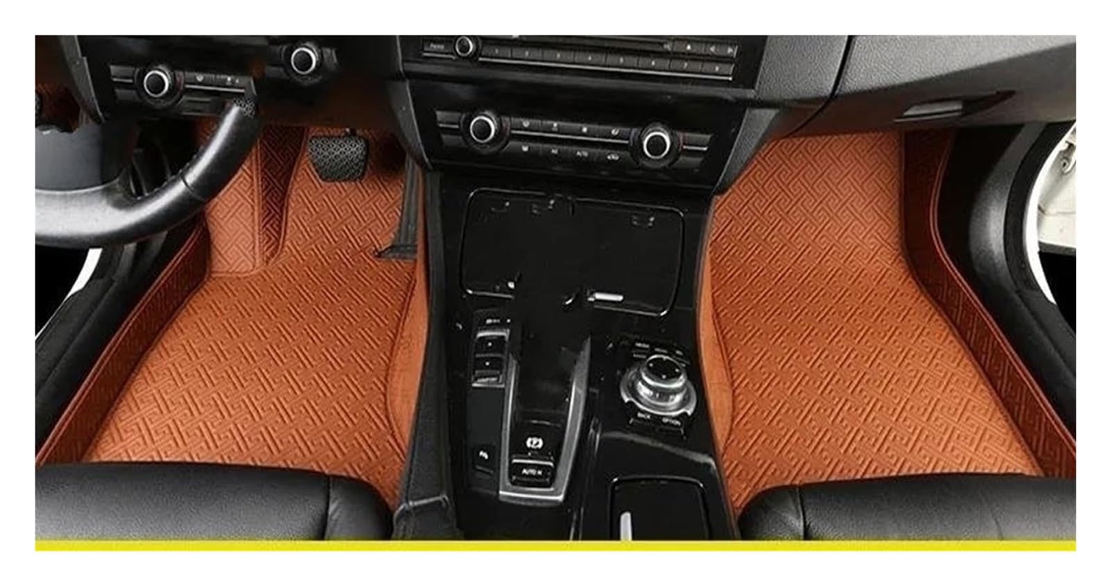 Autofußmatten Für KIA Für Cerato Für Forte Für K3 2001 2002 2003 2004 2005 2006 2007 2008-2023 Custom Car Fußmatten Auto Teppiche Fuß Coche Zubehör Auto Fußmatten(Brown,2001-2008) von IBNBRO