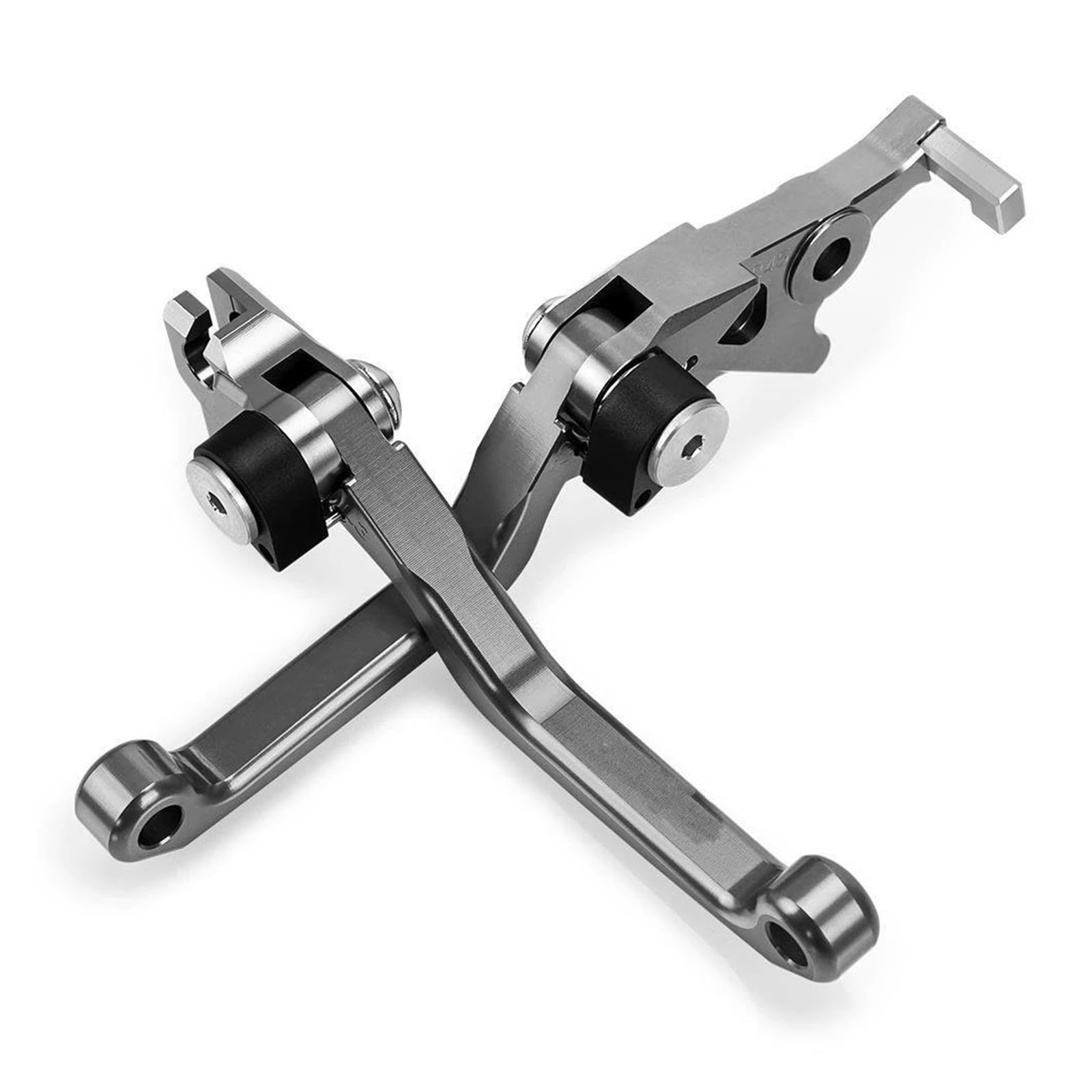 Bremshebel Für CRF250L 2012-2021 2020 2019 2018 Pivot Bremse Kupplung Hebel Motorrad Teile Racing Bremsen Griff Dirt Bike Für CRF 250L Bremsgriff(A Pair Gray) von IBNBRO