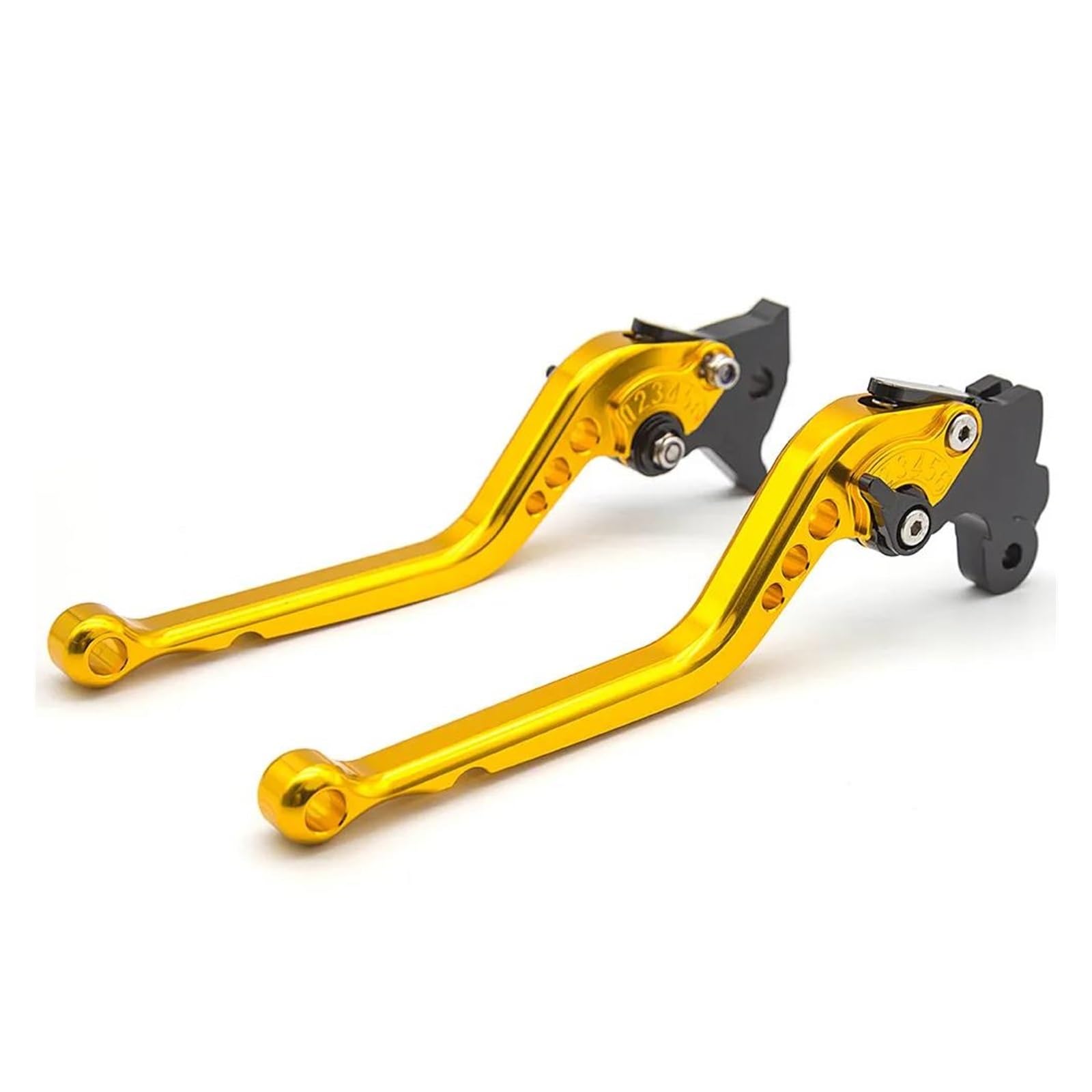 Bremshebel Für Speed ​​400 / Für Scrambler 400X 2023 2024 CNC Aluminium Einstellbare Motorrad Bremse Kupplung Hebel Zubehör Bremsgriff(Golden 177mm) von IBNBRO