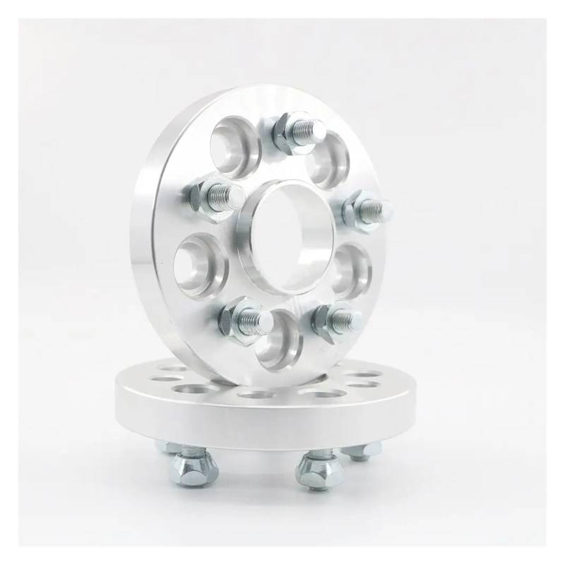 Distanzscheibe Räder 2 Stücke Spurverbreiterungen Adapter Aluminium PCD 5x100 Zu 5x114,3 CB 57,1 Zu 60,1 Dicke 20mm/25mm Bolzen 12x1,5 Auto Felgen Zubehör Spürverbreiterungsatz(20mm) von IBNBRO