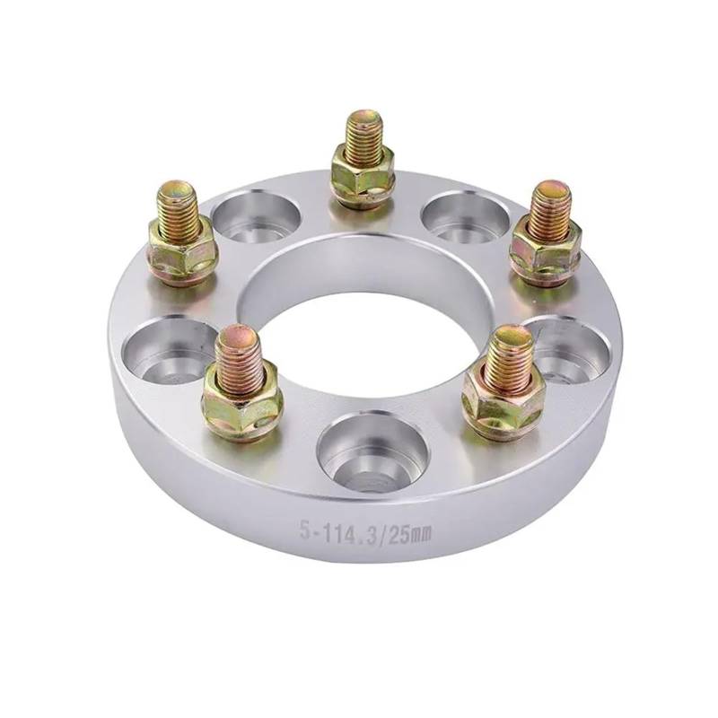 Distanzscheibe Räder 4 Stücke Auto Rad Spacer Adapter PCD 5X 114,3 Zentrum Bohrung 73MM Gewinde M12x 1,5 Hub Centric 5 Lug Spürverbreiterungsatz von IBNBRO