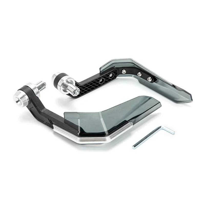 Handschutz Motorrad Für Piaggio MP3 300 MP3 400 MP3 500 Motorrad Zubehör Handschutz Windschutzscheibe Hand Guards Griff Wind Schild Hand Schutz Lenker Handschützer(Silber) von IBNBRO