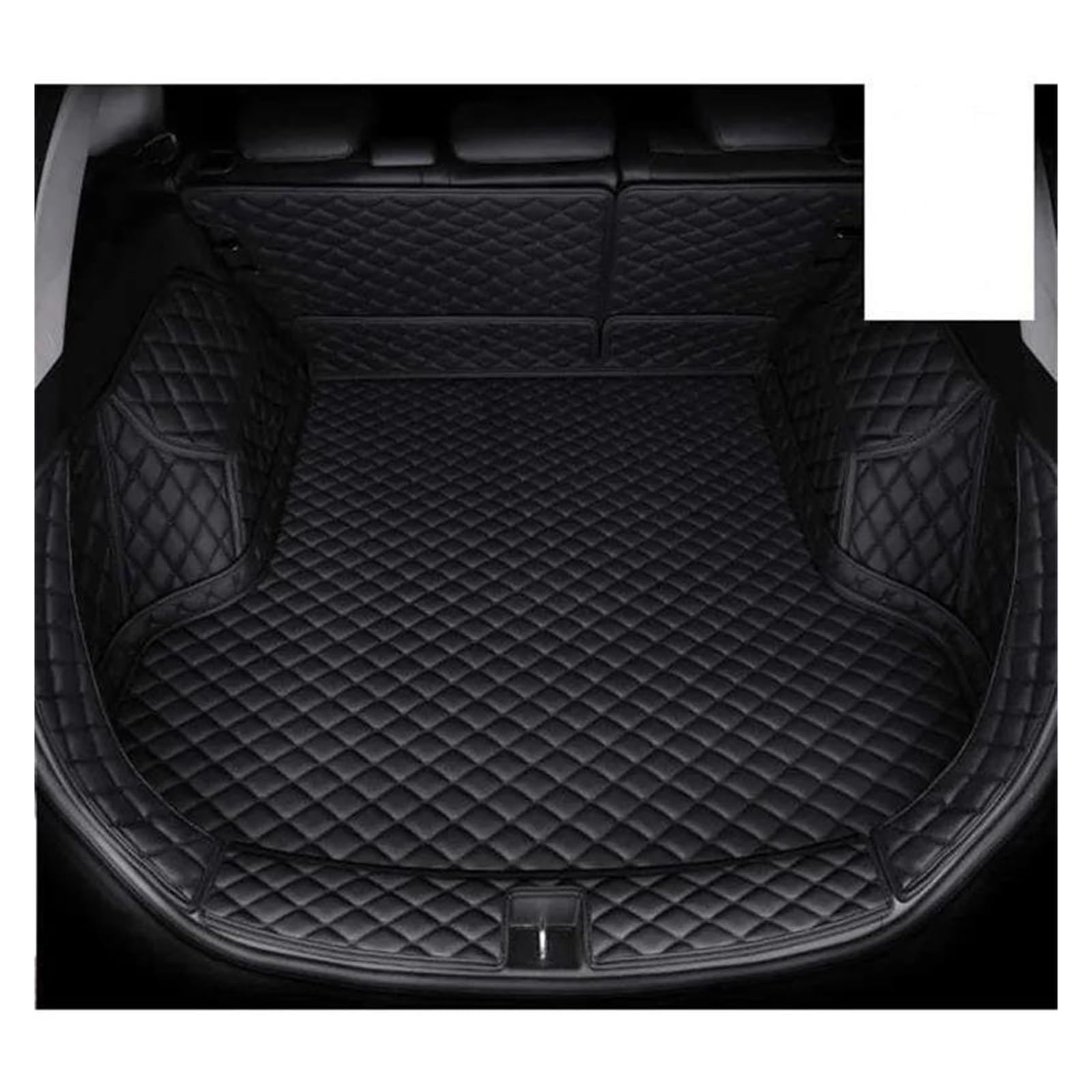 Kofferraummatte Kofferraum Für Volvo Für S90 2017-2021 Kofferraum Matte Auto Schwanz Boot Tablett Liner Cargo-Teppich Pad Schutz Kofferraumwanne(2) von IBNBRO