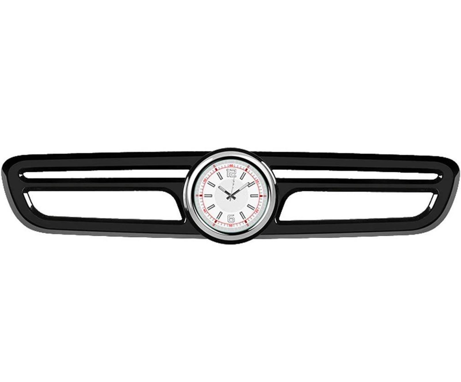 Schalttafelabdeckung Trims Für Benz Für GLC/C/E Klasse W205 W213 X253 2015-2022 Center Konsole Getriebe Klimaanlage Quarz Uhr Uhr Mittelkonsole Interieurleisten Aufkleber(White B) von IBNBRO