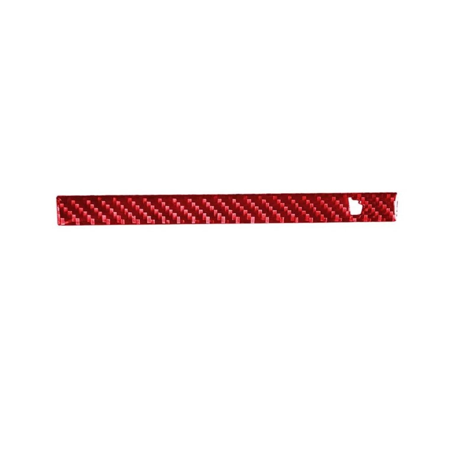 Schalttafelabdeckung Trims Für Boxster 996 1998-2004 Auto Carbon Fiber Red Aufkleber Innen Dekorative Zubehör Mittelkonsole Interieurleisten Aufkleber(Center air Lower) von IBNBRO